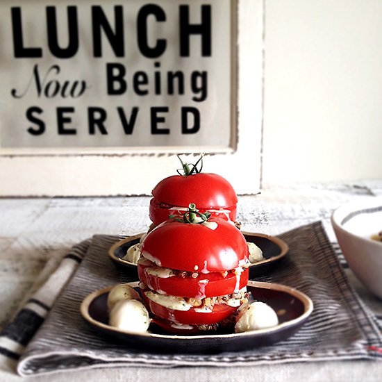 Tomato Stack Salad with Quinoa