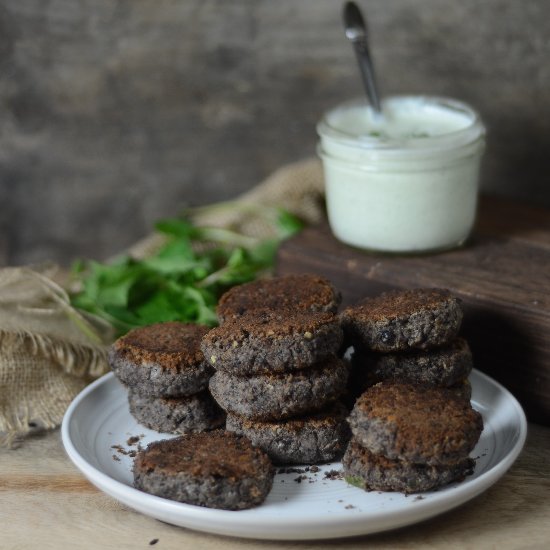 Spicy Black Bean Kebabs