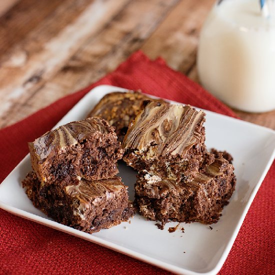 Marble Cheesecake Brownies