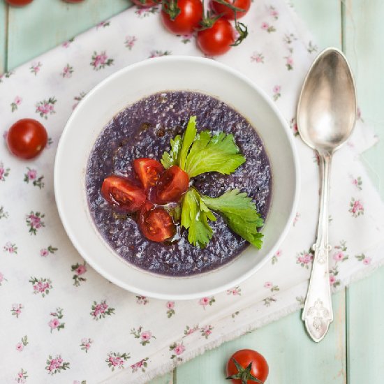 Red Cabbage Soup with Quinoa