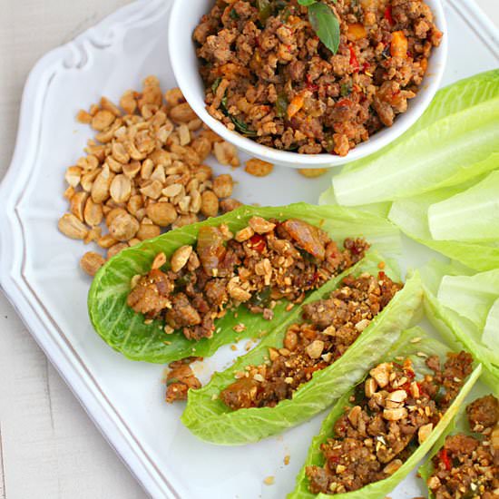 Thai Lettuce Wraps