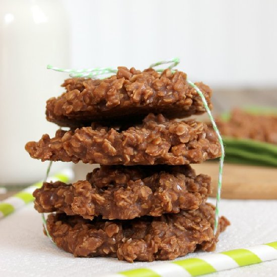 No Bake Cookies with Almond Milk