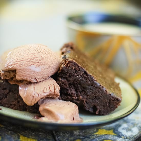 Dark Fudge Brownies