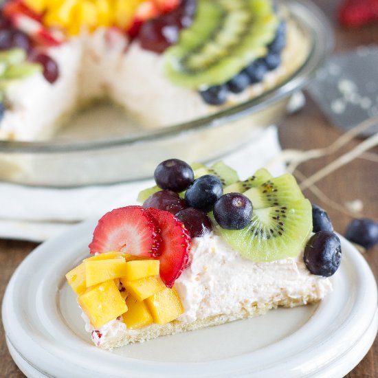 Sugar Cookie Fruity Cheesecake