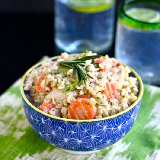 Creamy Chicken and Rice Bowl