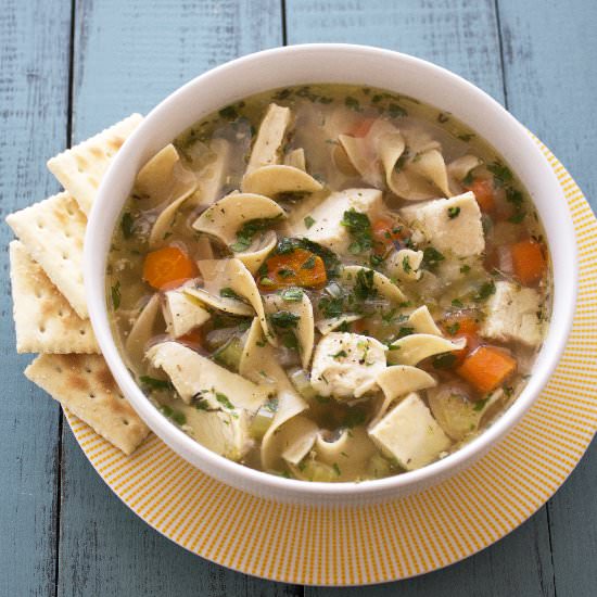 Slow Cooker Chicken Noodle Soup