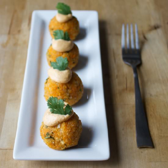 Sweet potato balls