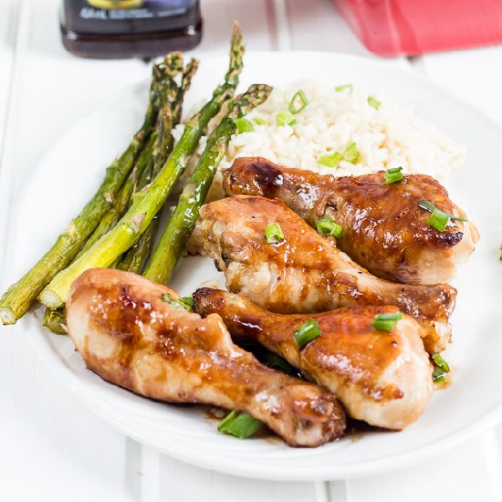 Maple Glazed Chicken Drummettes