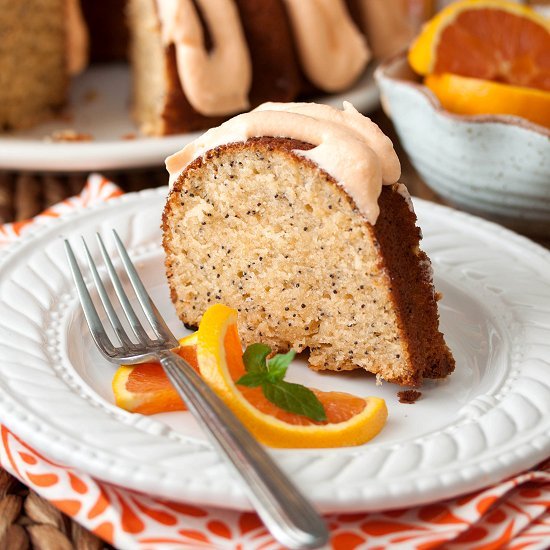 Orange Poppy Seed Cake