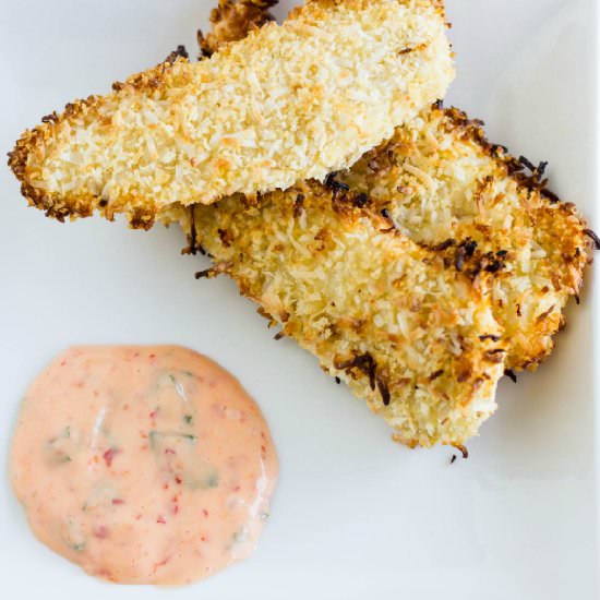 Coconut Breaded Chicken Strips