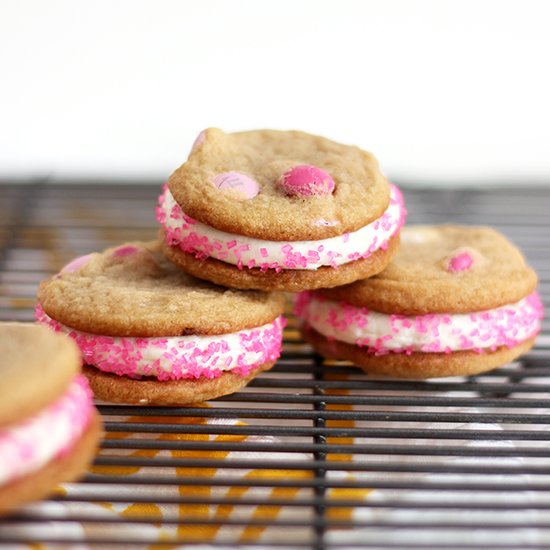 M&M Vanilla Bean Whoopie Pies