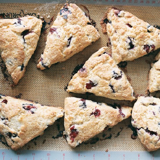 Classic Blueberry and Lemon Scones