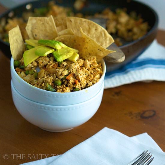 Rancheros Tofu Scramble