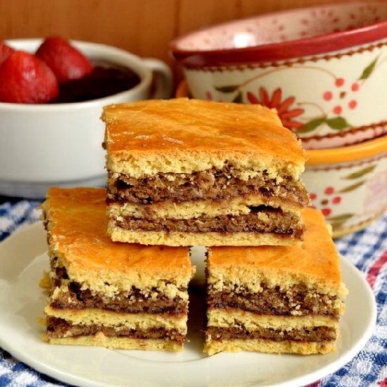 Nuts and Plum Jam Cake