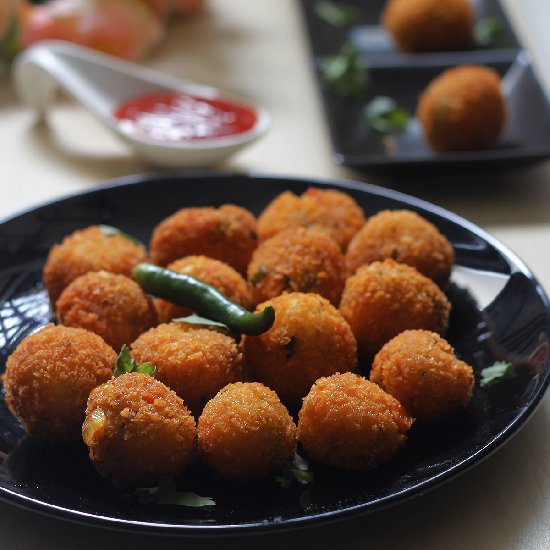 Veggie Cheese Balls