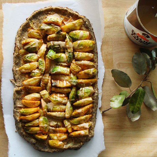 Sprout and Tahini Pie