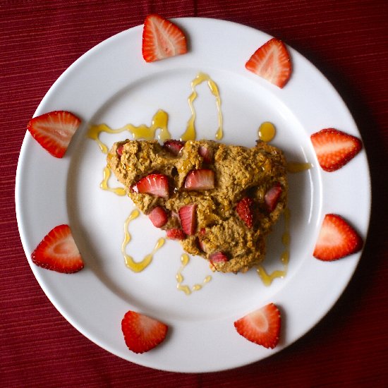 Strawberries n Coconut Cream Scones