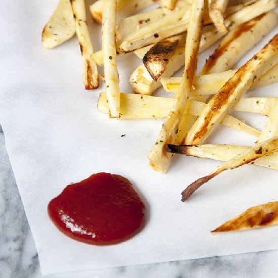 Baked Parsnip Truffle Fries