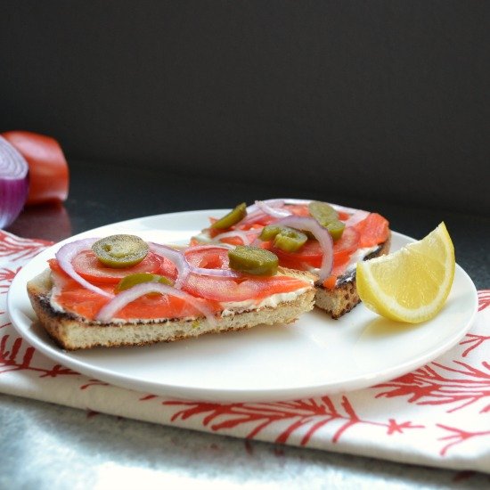 Loaded Lox on Sourdough