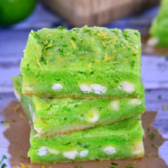 Key Lime Gooey Bars