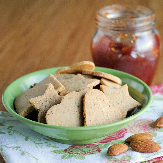 Nutty Gluten-Free Crackers