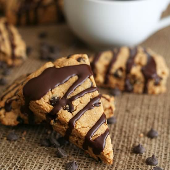 Peanut Butter & Chocolate Scones