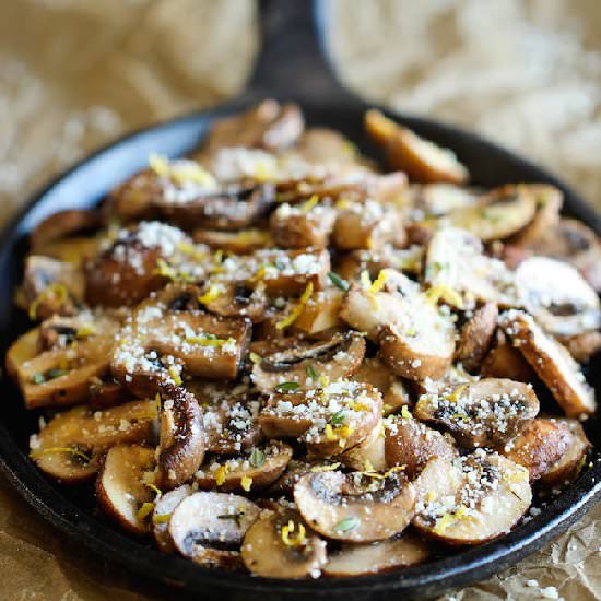 Baked Parmesan Mushrooms