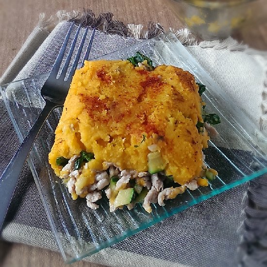 Turkey Shepherds Pie with Squash