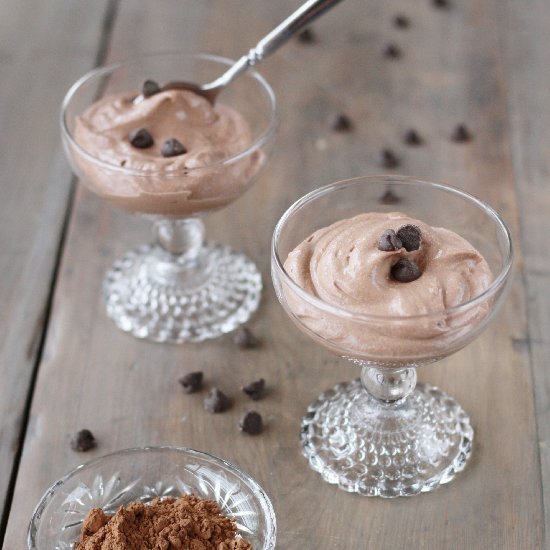 Rich Chocolate Mousse with protein!