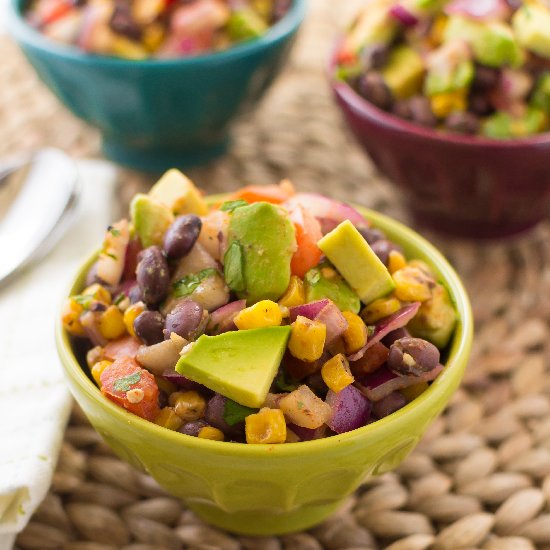 Black Bean and Roasted Corn Salad