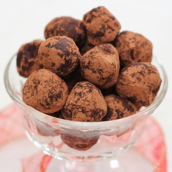 Cherry chilli truffles