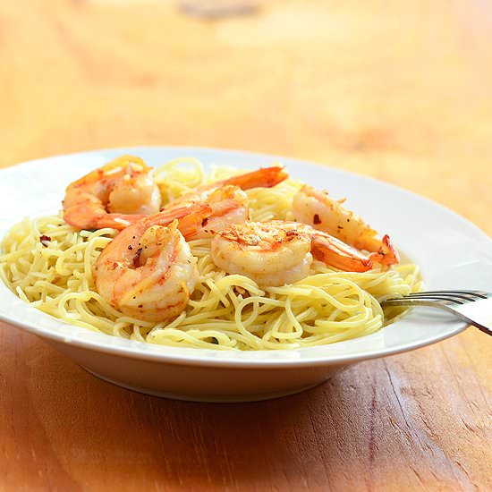 Garlic Butter Shrimp Pasta