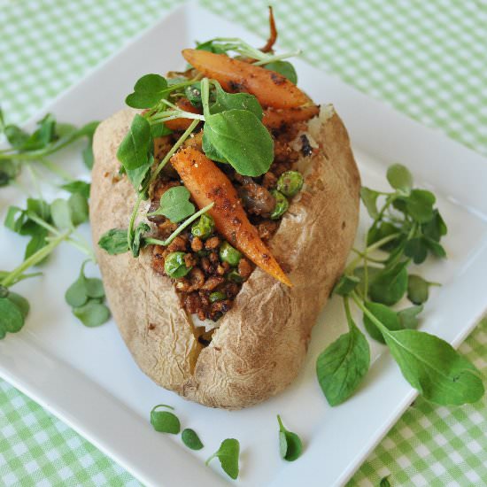 Vegan Stuffed Potato