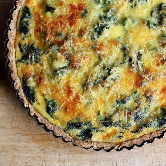 nettle quiche