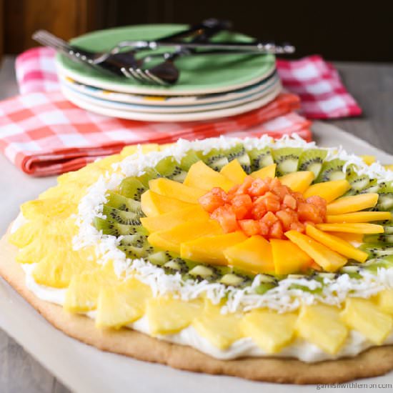 Tropical Fruit Pizza