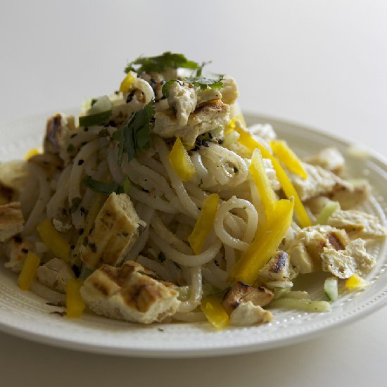 Tofu and Noodle Salad