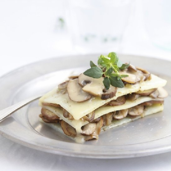 Potato and Mushroom Lasagna