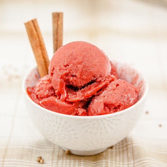 Strawberry Spice Sorbet