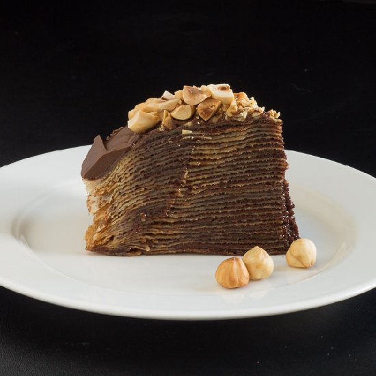 Nutella Crepe Cake