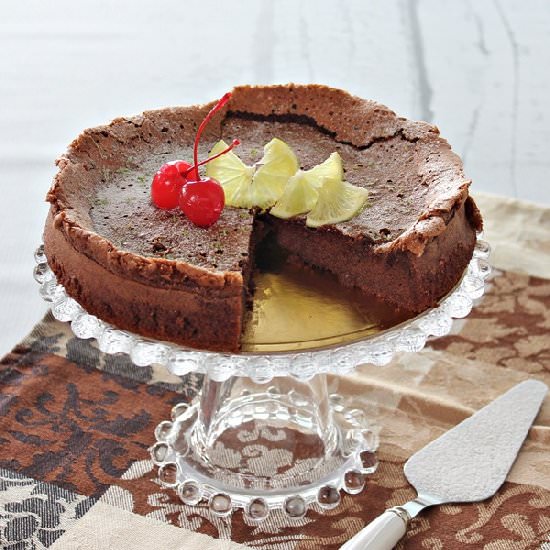 Flourless Chocolate Lime Cake