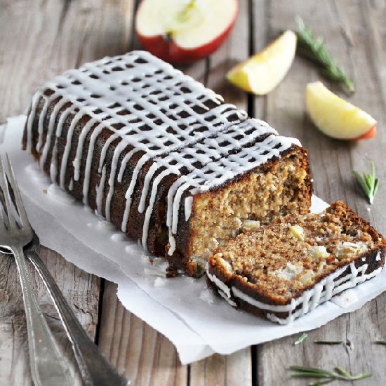 Apple Rosemary Cake