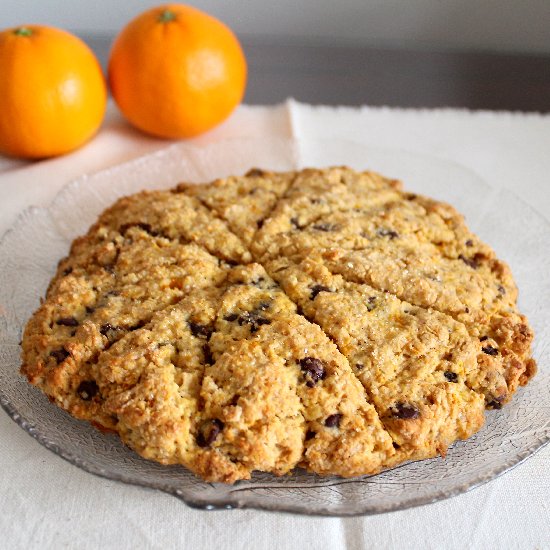 Orange Chocolate Scones