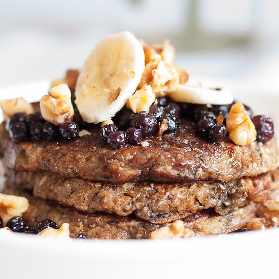 Oatmeal Banana Pancakes