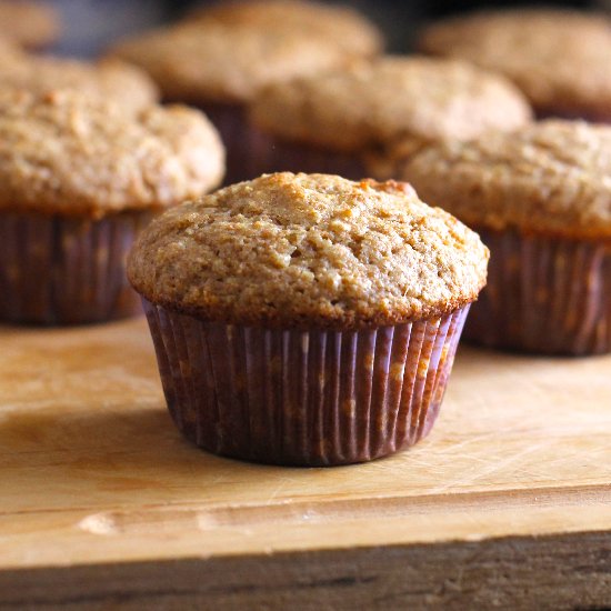 Ginger Peach Muffins