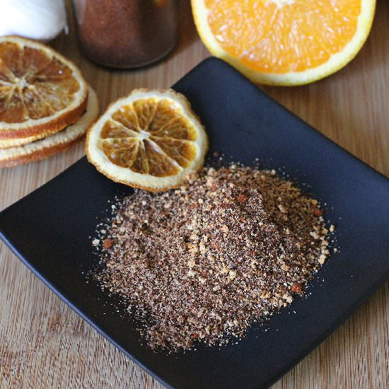 Navel Orange Chili Rub