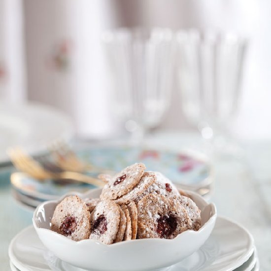 Passover Cinnamon Nut Jam Cookies