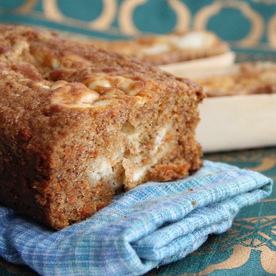 Carrot Bread w/Cream Cheese Swirl