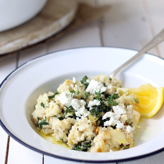 Brown Rice and Kale Risotto