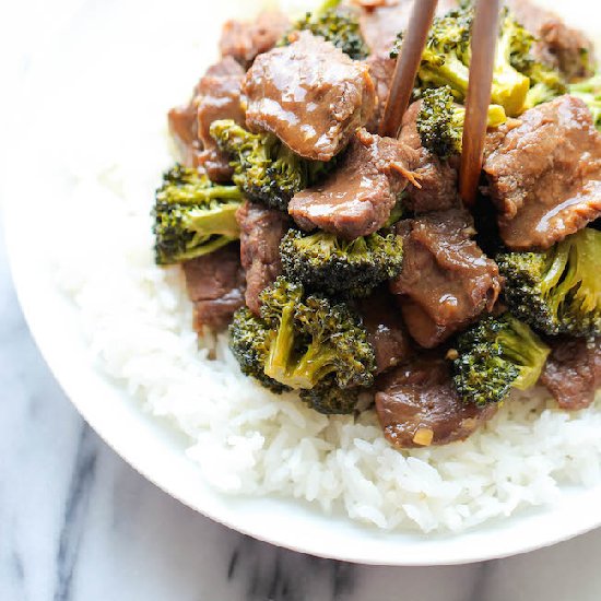 Slow Cooker Beef and Broccoli