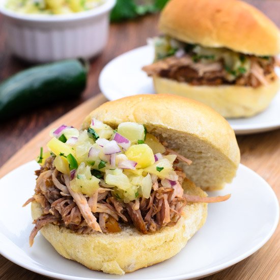 Hawaiian BBQ Pineapple Pulled Pork